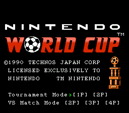 Nintendo World Cup title screenshot